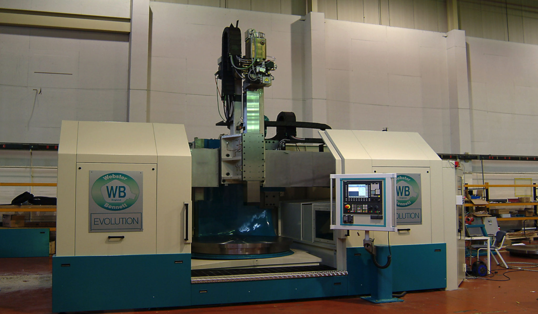 Webster & Bennett Evolution CNC vertical turning centre