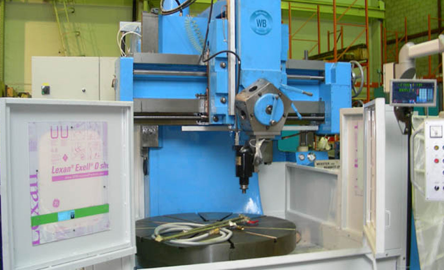 New guarding, digital readouts and controls fitted to a Webster & Bennett