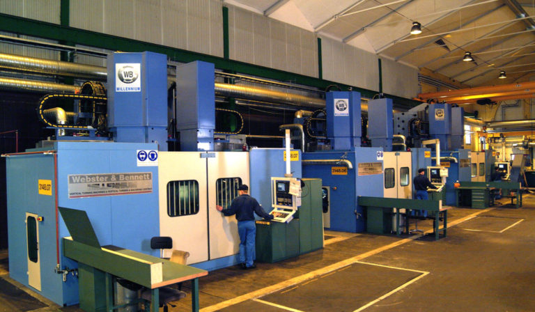 Webster & Bennett Millennium CNC vertical turning centre