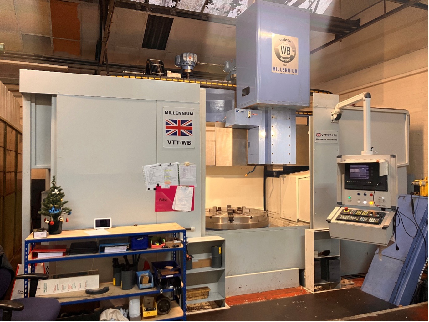 VTT-WB Webster & Bennett Millennium vertical turning centre